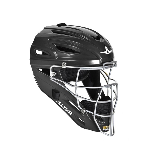 All-Star MVP2510BK S7™ Catching Helmet/Youth/Solid BK