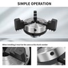 NNBWKIXI 3 Inch Wood Lathe Chuck Set 3 Jaws Self-Centering