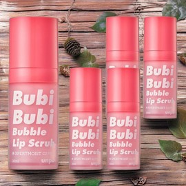 Unpa Skin Refresh Skin Moisturizing Bubi Bubi Bubble Lip Scrub Colorless and Unscented 5 Pieces 10ml / 언파 피부리프레시 피부보습 부비부비 버블립 스크럽 무색  무향 5개 10ml