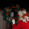 3 Pack Christmas Wire Wreath Ring 10 inch Metal Wire