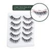 False Eyelashes Wispy Natural Look Lashes 5 Pairs Soft Faux