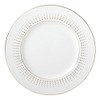 Lenox Golden Waterfall Accent Plate, 1.15 LB, White