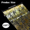 Modixun Gold Table Runner, Ultra Long Glitter Metallic Foil Thin