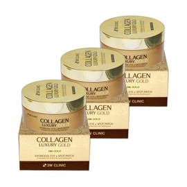 3H Clinic 3W elastic moist home care elasticity eye zone eye care luxury gold eye patch 60 sheets 3 pieces / 3W 쫀쫀한 촉촉한 홈케어 탄력 아이존 아이케어 럭셔리골드 아이패치 60매 3개