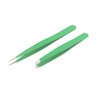 Tweezers Set - Stainless Steel Slant Tip and Pointed Eyebrow