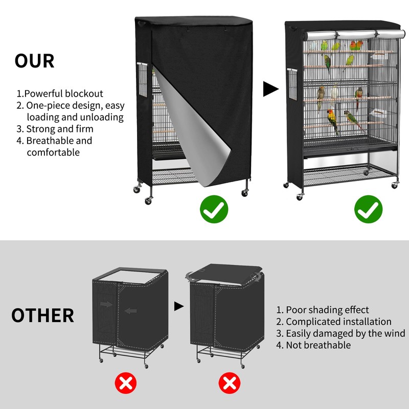 Universal Large Bird Cage Cover Bird Cage Covers for Night