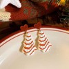 Christmas Tree Earrings For Women Acrylic Christmas Holiday Earrings Colourful