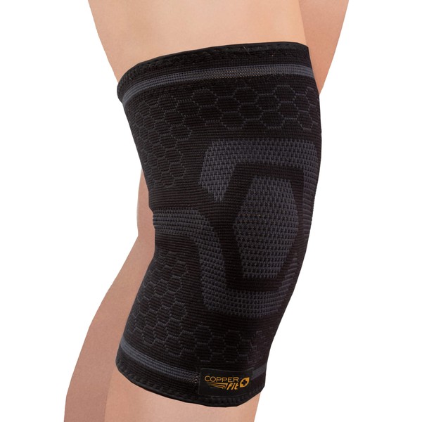 Copper Fit ICE Knee Compression Sleeve Infused with Menthol and CoQ10, 2XL
