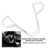 Car Steering Wheel Button Frame Cover Chrome Trim Fits for