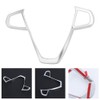 Car Steering Wheel Button Frame Cover Chrome Trim Fits for