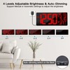 Xflyee [Oversized] 18" Large Digital Wall Clock with Remote Control,