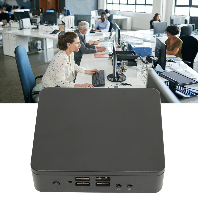 Fanless Mini PC 4GB RAM 64GB SSD 4K Output HD