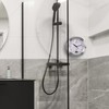 Bresser MyTime Bath 8020114 Bathroom Wall Clock with Temperature Display