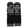 JNIAP True Crime Socks Dog Lover Socks I Just Want