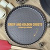 PENGQIMM Perforated Quiche Tins with Loose Base,24 cm Round Quiche