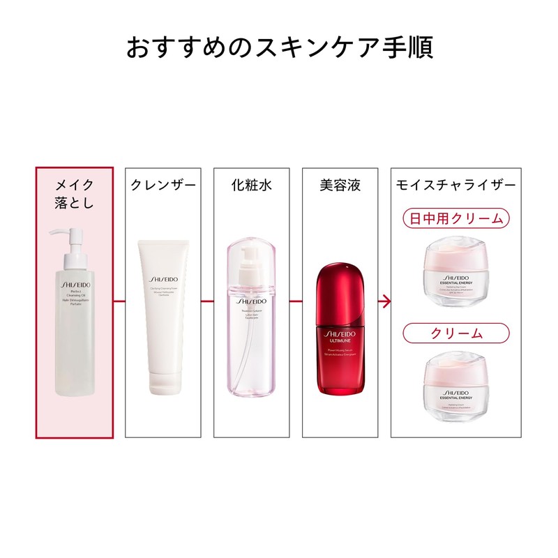 SHISEIDO Perfect Skin Care Oil, Cleansing, 6.1 fl oz (180