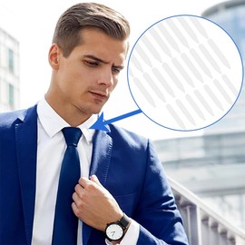 ZUWIJEQ Set of 50 collar stays for men's shirts in 5 sizes - collar enhancer made of rods for a perfect fit of the shirt collar, ideal as a gift for father or husband