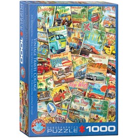 Eurographics 1000 Pieces - Old Travel Advertising