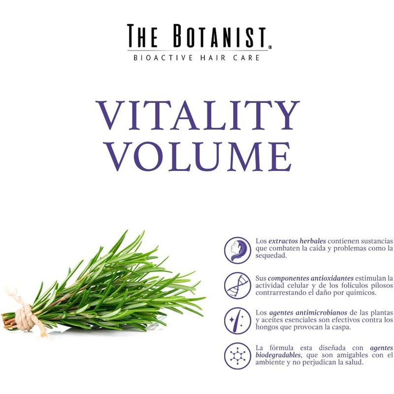 THE BOTANIST - Champú Aceite de Romero 591 ml