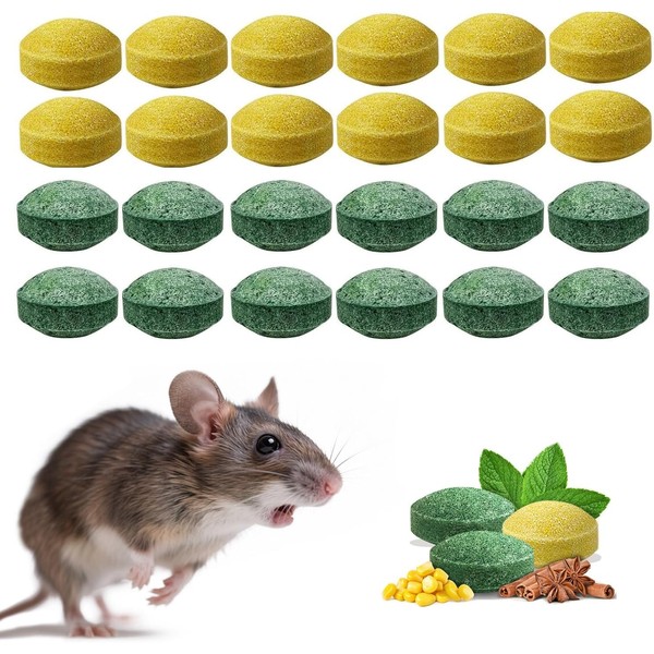 Mouse Deterrent Balls, Natural Formula, Safe for Homes with Kids,