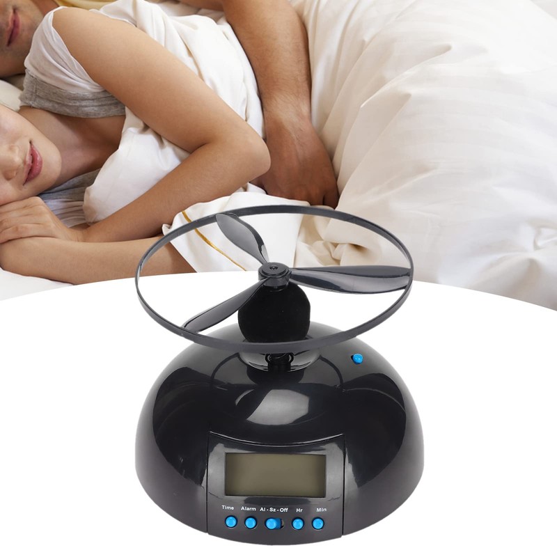 Flying Alarm Clock, Kids Clock Electronic Creative Clock Multipurpose Run