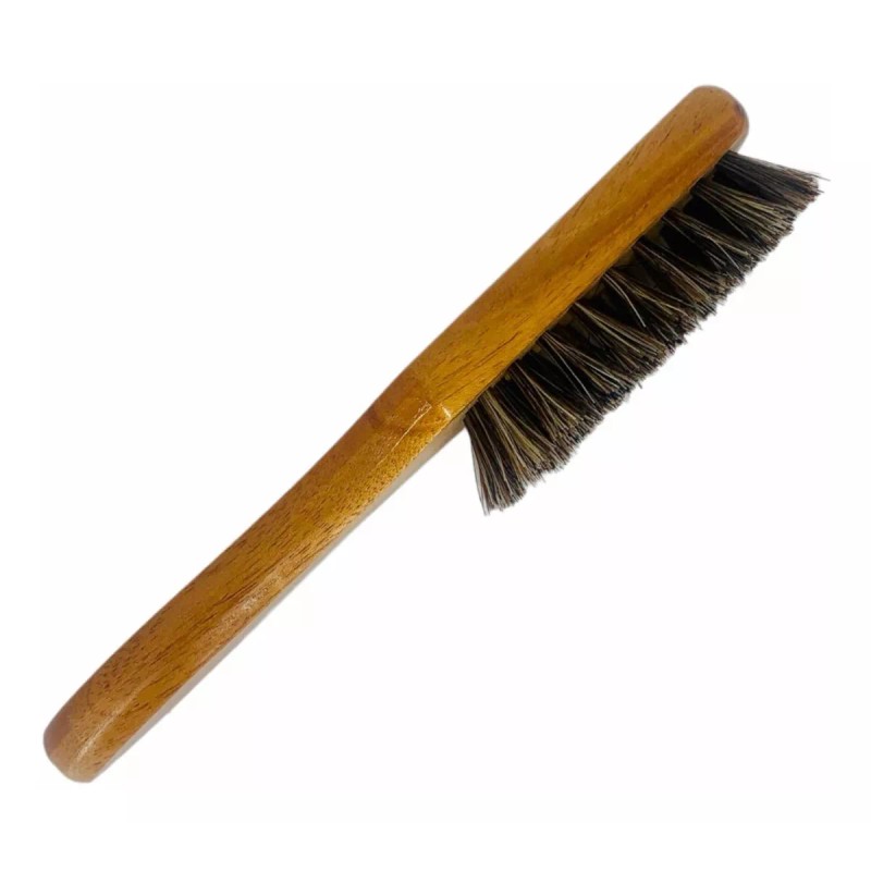Lux-z Cepillo Para Barba Cerdas Genuinas De Jabalí En Madera