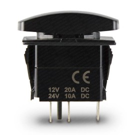 CH4X4 INDUSTRIES Rocker Switch Dual Battery System Symbol - Amber LED