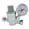 Adjustable Pressure Reducing Valve 15mm with 0-10 Bar Gauge
