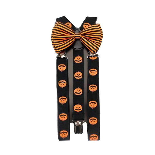 NEW Halloween Bow Ties & Suspender Sets Combos (B/O H-Stripe