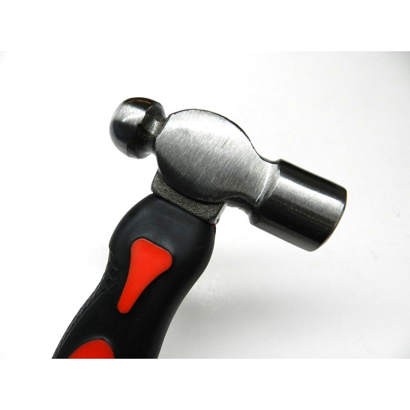 Ball Peen Hammer 12oz Stubby Steel Short Handle Ergonomic Metal