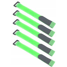 Audiofan Cable Ties Velcro Velcro 2cm x 24cm Green 5 Piece Set