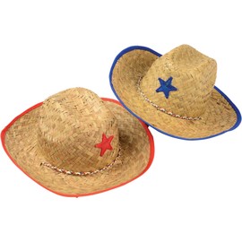 S&S Worldwide Children's Sheriff's Hat (1 ct) (1 per package),Red or Blue