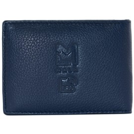 Mala Woolacombe Collection Leather Travel Card/Season Ticket Holder 604TC_18 Navy