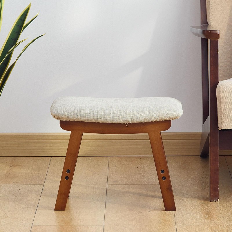Wieghda Foot Stool,Under Desk Foot Rest Ottoman, Washable Stool for