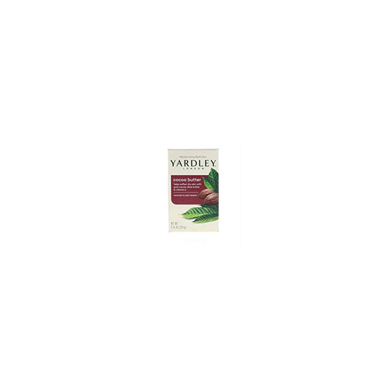 NEW Yardley London Soaps Perfume 4.0 oz Cocoa Butter Naturally