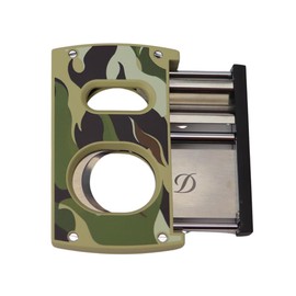 ST Dupont Cigar Cutter Double Blade 23 mm Cut V-Cut Camo