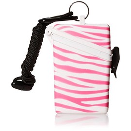 Witz Animal Keep-It Safe Waterproof Case, Pink Zebra