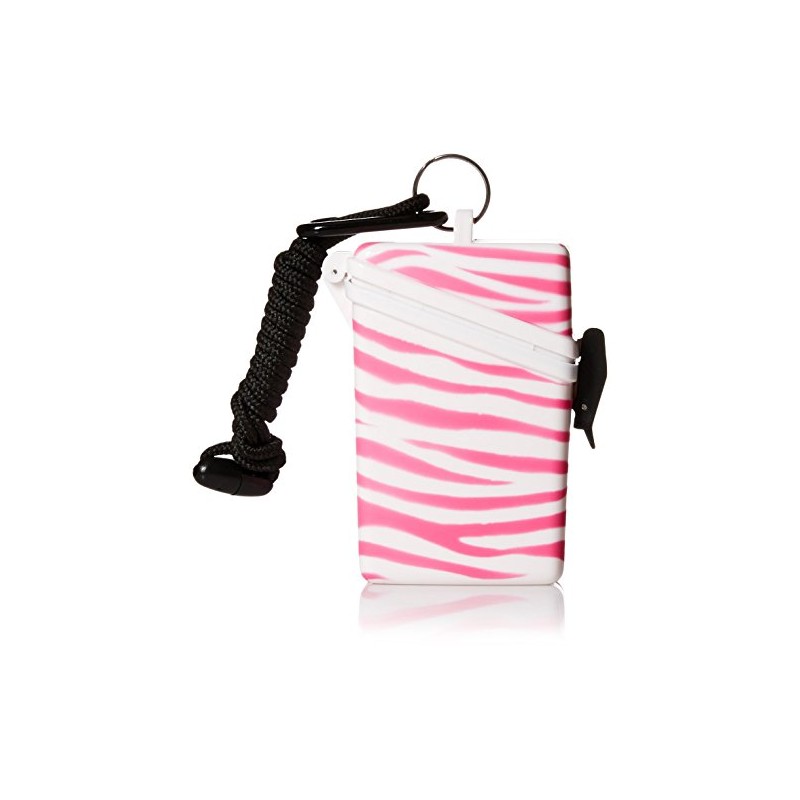 Witz Animal Keep-It Safe Waterproof Case, Pink Zebra