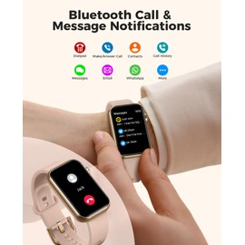 Smart Watch Fitness Tracker (Answer/Make Call), 24/7 Heart Rate Spo2 Blood Pressure Monitor Sleep Tracker, 114 Sports Modes Pedometer Calorie Step Tracker, Waterproof Activity Tracker for Women