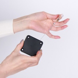 No-Drill Wire Door Closer Black 2ea