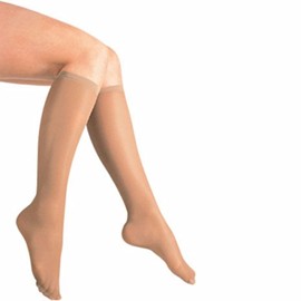 Ladies' Sheer Support Knee High Stockings, Medium, 15-20mmHg