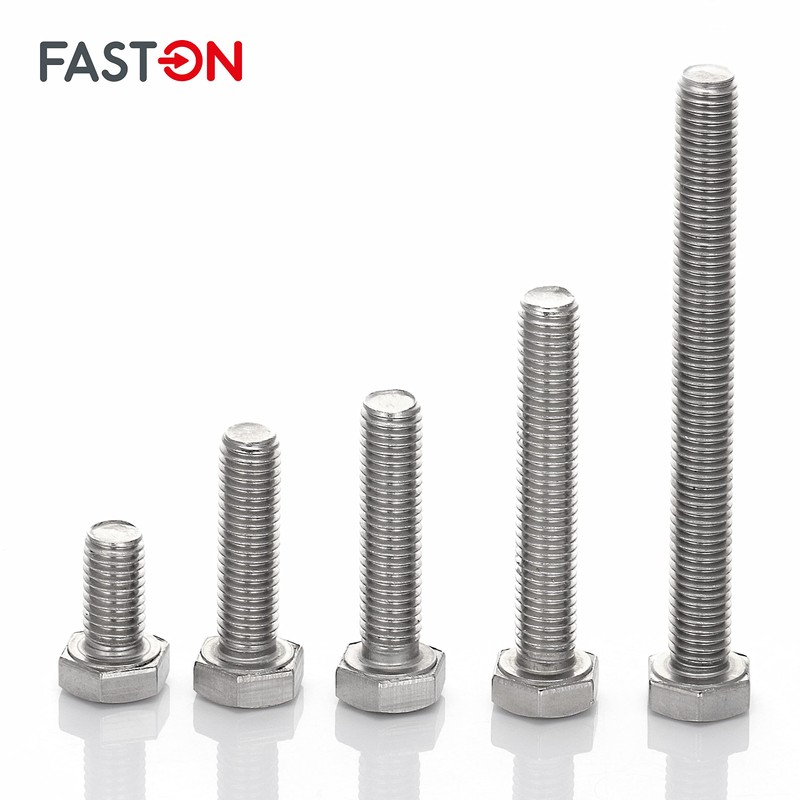 Hexagon Screws M8 x 30 Stainless Steel (Pack of 10)