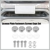 RATCHROLL 1 Set Bling Car License Plate Fasteners Screws Caps