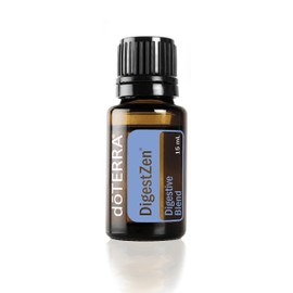 doTERRA DigestZen 15ml - Pure Essential Oil Digestive Blend with Peppermint, Ginger and Other Natural Oils to Help Reduce Gas, Indigestion and Upset Stomach