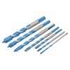 7PCS Carbide Drill Bits Straight Shank Spiral Drilling Bit Set