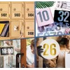 4 Inch Large Size Number Stickers, 5 Sheets Self Adhesive