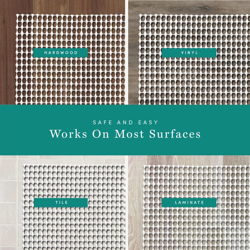 Unique Loom Anti-Slip All Surface Slim Indoor Use Rug Pad