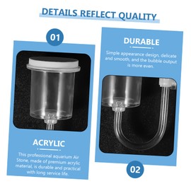 FOMIYES 4pcs Aquarium Air Bubbler Fish Tank Oxygen Stone Air Stone Bubbler for Home