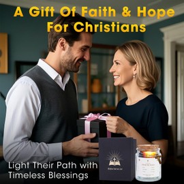 Bible Verse Jar Night Light, Read Me When Bible Verses Jar, Bible Accessories, Graduation Gifts for Women, Men, Religious Gifts for Girl, Christian Gift for Sister, Inspirational Gift for Friend