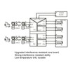 DC Signal Isolator 2 in 4 Out Current Transmitter 4‑20mA